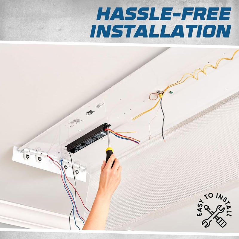 OHLECTRIC Replacement for Sylvania Ballast QTP 2X32T8/UNV ISN-SC, Philips ICN-2P32-N, Keystone KTEB-232-UV-IS-N-P, for 2 Fluorescent T8 Lamps - 120-277V - 32 Watt - Image 4